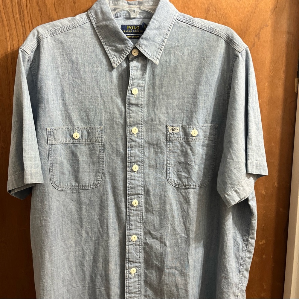 Polo Ralph Lauren Indigo Chambray Mens XL